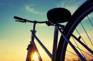 Sunset and Bicycle
