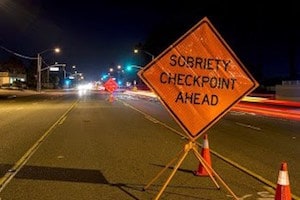 Sobriety Checkpoint Ahead